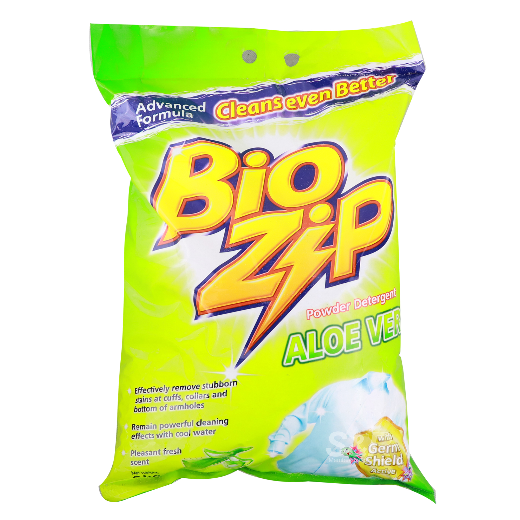 BioZip Detergent Powder Aloe Vera 6kg